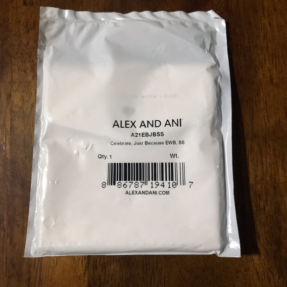 Alex and Ani Sending Hugs Just Because Charm Bangle - Picture 10 of 10